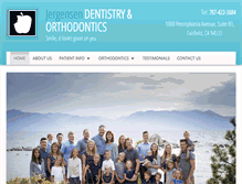 Tablet Screenshot of myfairfielddentist.com